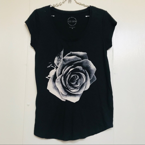 Lucky Brand Tops - Lucky brand graphic rose